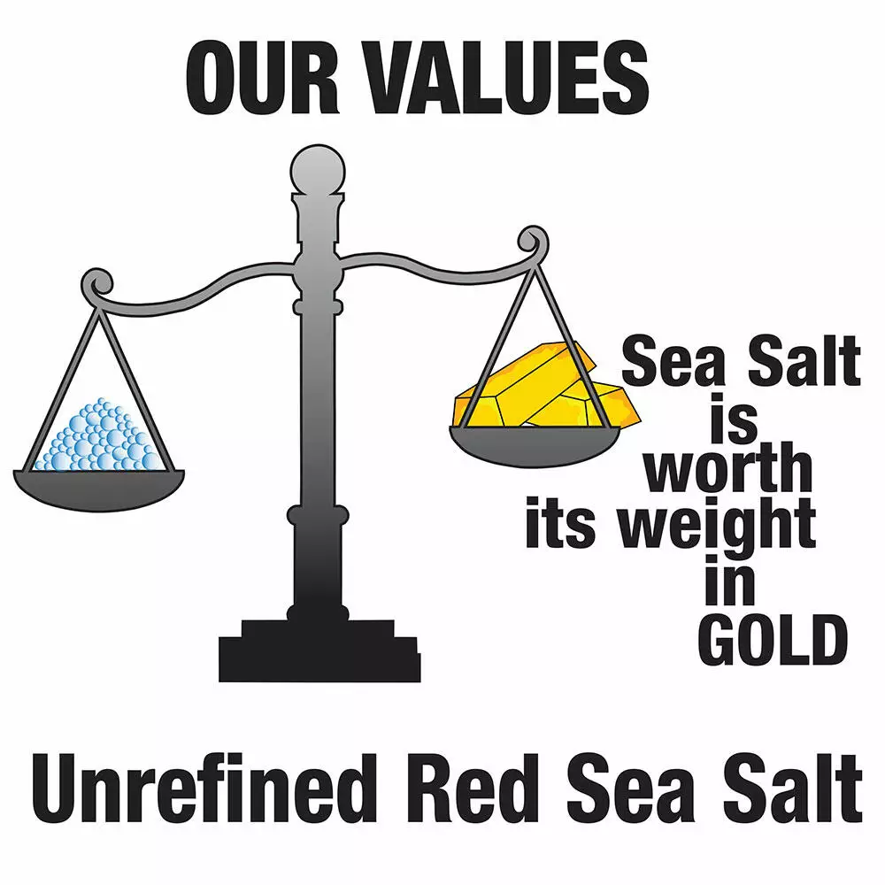 H2Ocean® Values - "sea salt is worth its weigh in gold" Eddie Kolos, owner