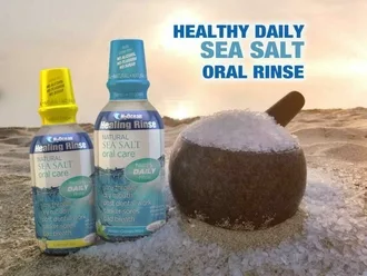 H2Ocean® healthy daily sea salt oral rinse.